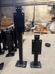 Nouveau vérin de levage réglable à jambe déployable avec support pour perceuse, capacité 5000 LBS, support pour panneaux solaires et équipement agricole, en acier Q235B - Product Image 2