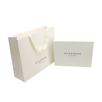Feuille estampage Logo personnalisé blanc emballage en carton de luxe boîtes pliables aimant boîte-cadeau