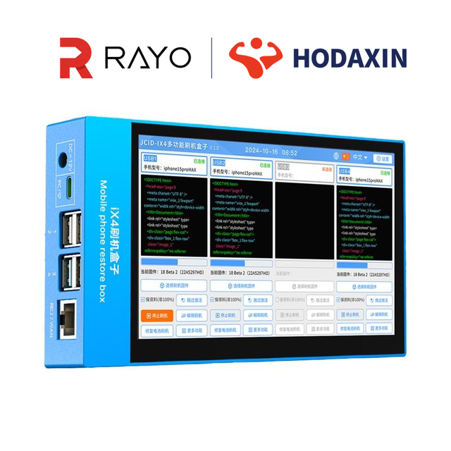 JCID IX4 Batch Flashing Box for 4 Phones Easy DIY Repair with Efficient Operation and Battery Health Customized OEM Support