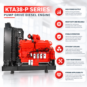 Motor Diésel Cummins KTA38-P1080 de Alta Potencia para Bombas, 805kW 1080hp 1500rpm 38L <span class=keywords><strong>V12</strong></span>, para Sistemas de Bombeo de Emergencia - Product Image 3