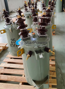 Transformador de poste monofásico al aire libre del precio competitivo 13.2KV 13,8 KV 10 KVA con voltaje de salida 380V - Product Image 2