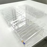 Support de présentation de biscuits en acrylique transparent multi-grilles, plateau de présentation de biscuits de qualité alimentaire pour boulangerie, supermarché
