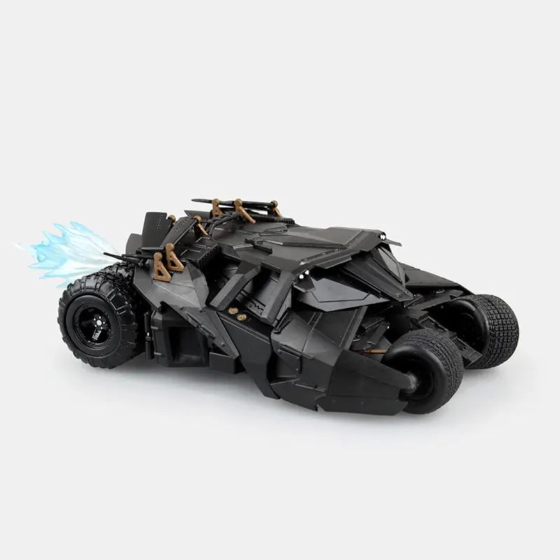 Model Car Toy Bat Car Kids Bedroom Decoration Living Room Decor Batmobile from The Dark Knight Series PVC Diecast Toy No Battery