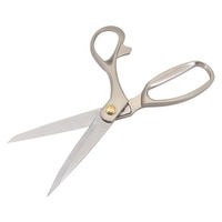 Ciseaux de tailleur professionnels en acier inoxydable de 8,5 pouces pour droitiers, bord lisse, poignée en alliage, pour couture domestique et travaux DIY