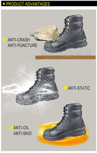 مصنع SAFEPATH <span class=keywords><strong>Nubuck</strong></span> أحذية عامل جلدية عالية الكاحل أحذية السلامة في العمل للرجال - Product Image 6