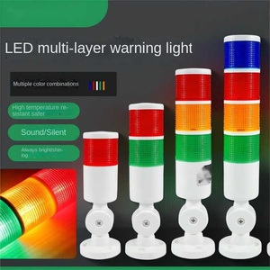 ไฟเตือนสามชั้นแบบพับได้หลายชั้นอุปกรณ์ไฟสัญญาณเตือนสำหรับเครื่อง CNC และเครื่องกลึง - Product Image 3