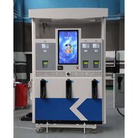 Équipement de station-service Tatsuno Multiproduct Distributeur de carburant à deux buses avec carte à puce Machine à pompe à essence avec écran de télévision et imprimante