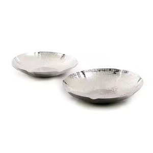 New look artistic design <b>metal</b> serving <b>bowls</b> with hand carved Elegant silver decorative hammered <b>metal</b> <b>bowl</b> - Product Image 4