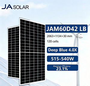 แผงโซลาร์เซลล์ JA Solar JAM60D42 LB แบบ Half Cell N-Type Bifacial Mono PV กำลังไฟ 540 วัตต์ ประสิทธิภาพ 23.1% ขายส่ง - Product Image 1