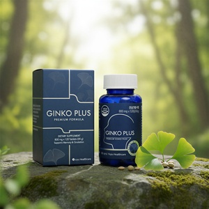 Suplemento de Ginkgo Biloba para Adultos Yuyu Healthcare, Tabletas de 36 mg de Flavonoides Glicosídicos, Vitamina B, Salud Cerebral y Vascular, Vida Útil de 24 Meses - Product Image 1