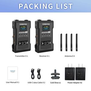 400M/1312ft 4K HD không dây máy phát và máy thu cho không dây HD máy phát và máy thu video conferencing Kit - Product Image 6