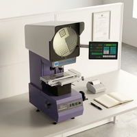 Projecteur de profil vertical CPJ-3025 avec lentille optionnelle 10X-100X pour l'inspection des fraises et des cames