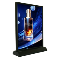 Afficheur publicitaire LED, boîte lumineuse A1/A2/A3/A4/A5, cadre d'affiche en aluminium, ultra fin, éclairage publicitaire en métal, boîte lumineuse LED