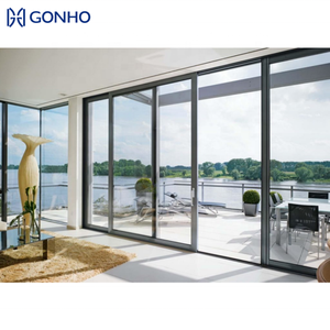 GONHO Extérieur Insonorisé Balcon Aluminium Aliding Porte Thermique Coulissante Patio Extérieur Rétractable - Product Image 2