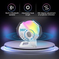 Lampe à LED d'ambiance RVB polychrome pour chambre d'enfant Projecteur de veilleuse Star Galaxy avec télécommande