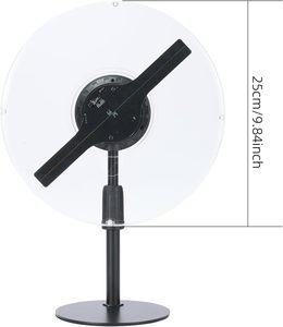 High Definition WiFi App Remote Control Bluetooth Holographic Display Advertising LED <b>3D</b> <b>Hologram</b> <b>Fan</b> for Store (8.66inch) - Product Image 6