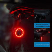 Lumière de vélo, phare avant, feu arrière intelligent avec freinage automatique, équipement de cyclisme, 500 lumens, lumière avant
