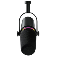 MV7 MV7 Dynamisches Mikrofon, erfrischt mit einem anpassbaren LED-Touch panel-USB-C und XLR-Ausgängen Profession elle Aufnahme