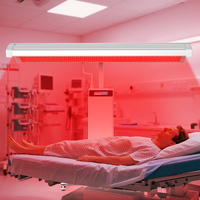 Panel de Terapia de Luz Roja Suyzeko Multi Longitud de Onda 660nm 850nm 1070nm con Soporte Eléctrico Ajustable y Control de Pantalla Táctil para Spa