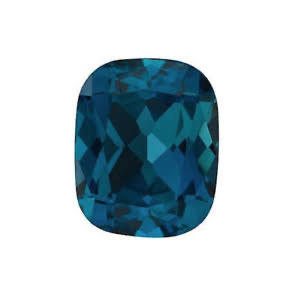 10X12mm เบาะพลอยเทียมสีฟ้าลอนดอนเจียระไนแบบธรรมชาติต่อคู่กะรัต - Product Image 2