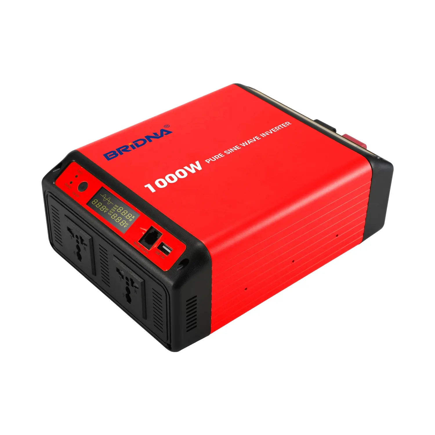 Precio de fábrica 1000w dc 12v a ac 110v 220 v onda sinusoidal pura inversor de la energía del coche con usb 2.4a