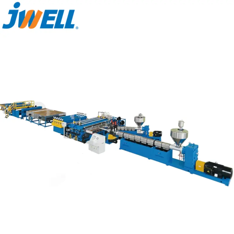 PC PP PE Plastic Hollow Cross Section Sheet/Plate/Panel/Board/Tray/Film Plastic Production Line Extrusion Machine Into The