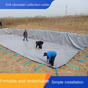 Bolsa de almacenamiento de <span class=keywords><strong>agua</strong></span> <span class=keywords><strong>para</strong></span> exteriores rural de gran capacidad, colección de <span class=keywords><strong>agua</strong></span> de lluvia enterrada de PVC suave, <span class=keywords><strong>cisterna</strong></span> de lona, Material de acero de 220V - Product Image 3