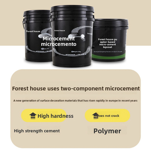 <span class=keywords><strong>Pintura</strong></span> Líquida de Microcemento de Dos Componentes para Decoración de Paredes y Pisos, Impermeable y Resistente a la Humedad, Decoración del Hogar - Product Image 1