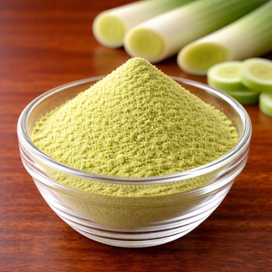 Poudre de poireau lyophilisée de qualité supérieure 100 % véritable poireau saveur douce de ciboule et ingrédient à étiquette claire - Product Image 1