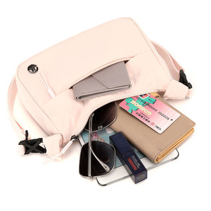Women's Crossbody Bag Horizontal Square Zipper Closure Water Resistant Lightweight Casual Everyday Outfits Summer 2025 - Product Image 2