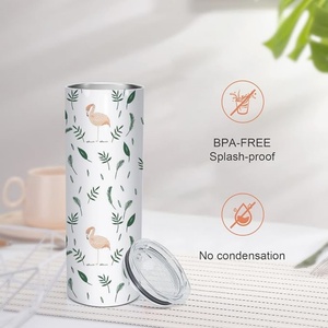 Botellas de Agua de 20 oz, Grado Alimenticio, Libres de BPA, con Tapa, Botella de Agua Deportiva Aislada, Botella de Agua de Viaje, Taza para Sublimación - Product Image 6