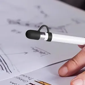 Capuchon de remplacement en Silicone pour <span class=keywords><strong>Apple</strong></span> <span class=keywords><strong>Pencil</strong></span> 1/2, support de stylet Anti-perte, étui de protection en PVC, type-c USB, 1 à 10 pièces - Product Image 5