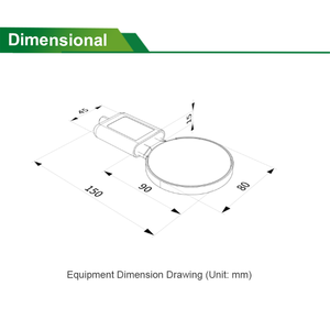 <span class=keywords><strong>Plaque</strong></span> de mesure du flux thermique du sol RS485 agricole IP68 Protect Class Heat Flux Sensors for Soil - Product Image 4
