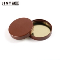 Couvercle en aluminium doré personnalisé de 38mm Couvercles Unishell de qualité alimentaire pour bouteilles et bocaux Emballage cosmétique avec couvercle à vis en métal