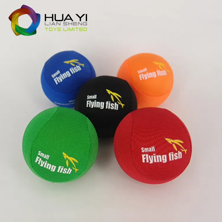 Promotional Various Soft Water Grip Bouncing Ball Customized Logo Printed Skim Tpr Gel Water Skipping Ball Family Playing