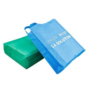 Customized Reusable Fabric Nonwoven Grocery Shopping <b>Bags</b> Gold Gift <b>Bags</b> Non Woven Shopping <b>Tote</b> <b>Bags</b> With Custom Printed Logo - Product Image 4