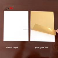 Pabrik Menjual Kertas Tato Temporer Transfer Air Transparan yang Dapat Dicetak Sendiri dan Dipersonalisasi, Mode Cetak Cermin, Merek A.DSon Laser