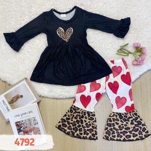 ชุดเสื้อผ้าเด็ก ชุดกระโปรง กางเกง สำหรับวันวาเลนไทน์ ลดราคาพิเศษ ขายส่ง เสื้อผ้าเด็กผู้หญิง ชุดเด็ก บูติก เบบี้ โรเมเปอร์ - Product Image 6