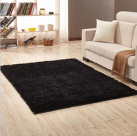 Tapis doux pour salon en peluche moelleux vert Shag tapis tapis non délestage intérieur moderne tapis flou pour enfants fille