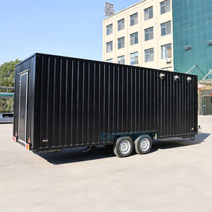 Chammp Mobile 220V Remorque de cuisine complète avec glace, pizza, café, hot-dog, restauration rapide, frites - Product Image 5