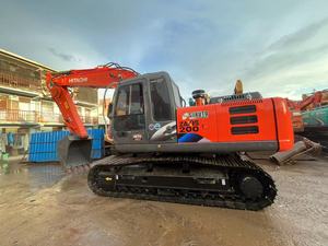 Excavatrice sur chenilles hydraulique Hitachi ZX200 de 20 tonnes, modèle d'occasion avec moteur Isuzu, PLC, moteur, boîte de vitesses, pompe - Product Image 2