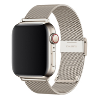RYB Bracelet Milanais Bracelet Métallique En Acier Inoxydable avec Boucle pour Iwatch Ultra 10 SE2 7 6 SE 5 4 3