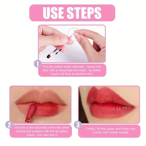 Teinture de rouge à lèvres aux fruits mate jetable imperméable Liptint coton-tige bâton tasse brillant à lèvres à la mode sans décoloration - Product Image 4