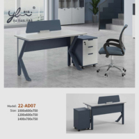 Scrivania Direzionale in Legno Laminato di Alta Qualità, Postazione di Lavoro per Ufficio, Arredamento per Ufficio
