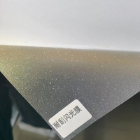 Papier photo holographique 3D Flash Point Glitter Shinning, résistant à l'humidité, texture brillante, film de plastification à froid, rouleau de film de plastification