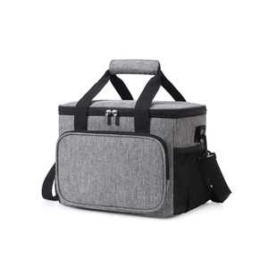 Sac isotherme noir tendance pour le déjeuner, sac isotherme étanche pour adultes, pour le camping, les pique-niques, les fêtes - Product Image 5