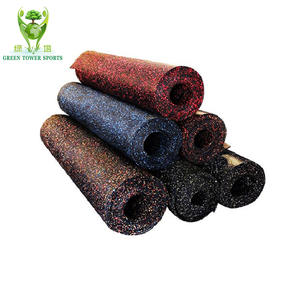 Rouleaux de revêtement de sol en rouleau de <span class=keywords><strong>caoutchouc</strong></span> résistant 3-12mm personnalisés Certification de qualité <span class=keywords><strong>Tapis</strong></span> de sol de protection pour salle de musculation <span class=keywords><strong>Caoutchouc</strong></span> - Product Image 4