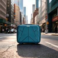 Valise en PP anti-rayures, vente en gros, ensemble de bagages de voyage robustes pour affaires, logo personnalisé, valise à roulettes imperméable