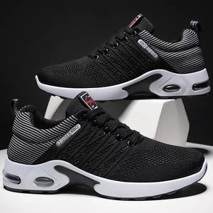 9308 <span class=keywords><strong>Zapatillas</strong></span> de <span class=keywords><strong>Tenis</strong></span> Casuales Originales para <span class=keywords><strong>Hombre</strong></span>, Calzado Deportivo Ligero Masculino de Malla Flyknit para Correr - Product Image 1