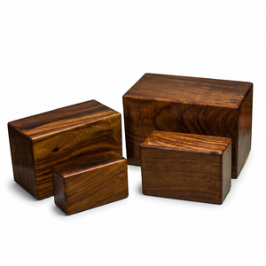 Wooden <b>Pet</b> & Human Cremation Urns American Style Brown <b>Keepsake</b> Durable 200/220 Cubic Inch Capacity - Product Image 1